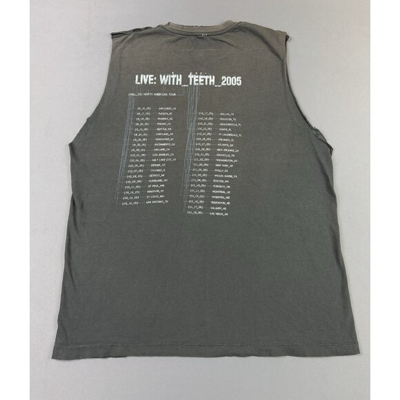 Vintage Y2K Nine Inch Nails Live With Teeth 2005 Promo Concert Fade Black Tour - Picture 2 of 16